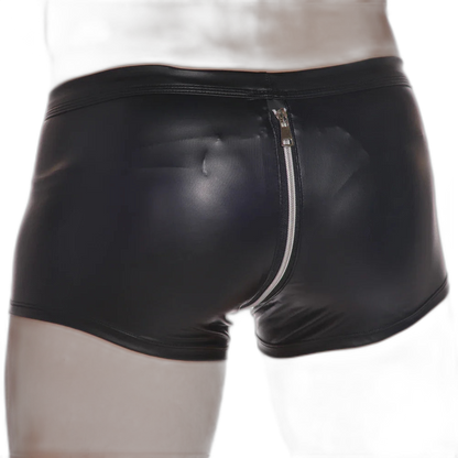 Latex Zip Fetish Boxers