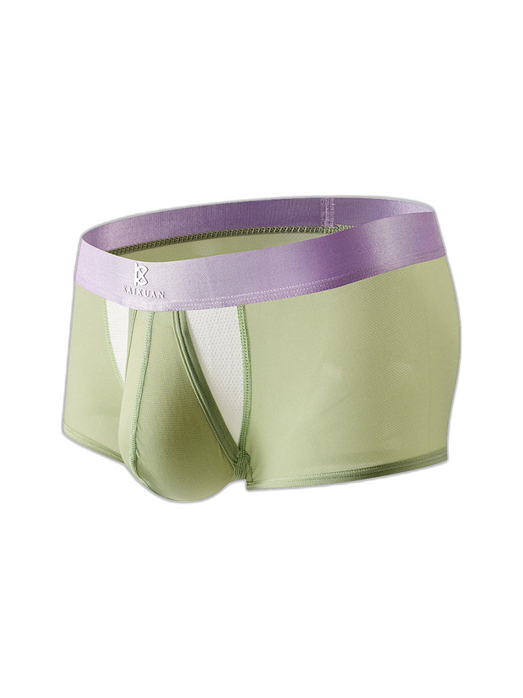 3 Pack Men's Supportive Pouch Lightweight Antibacterial Cooling Trunks