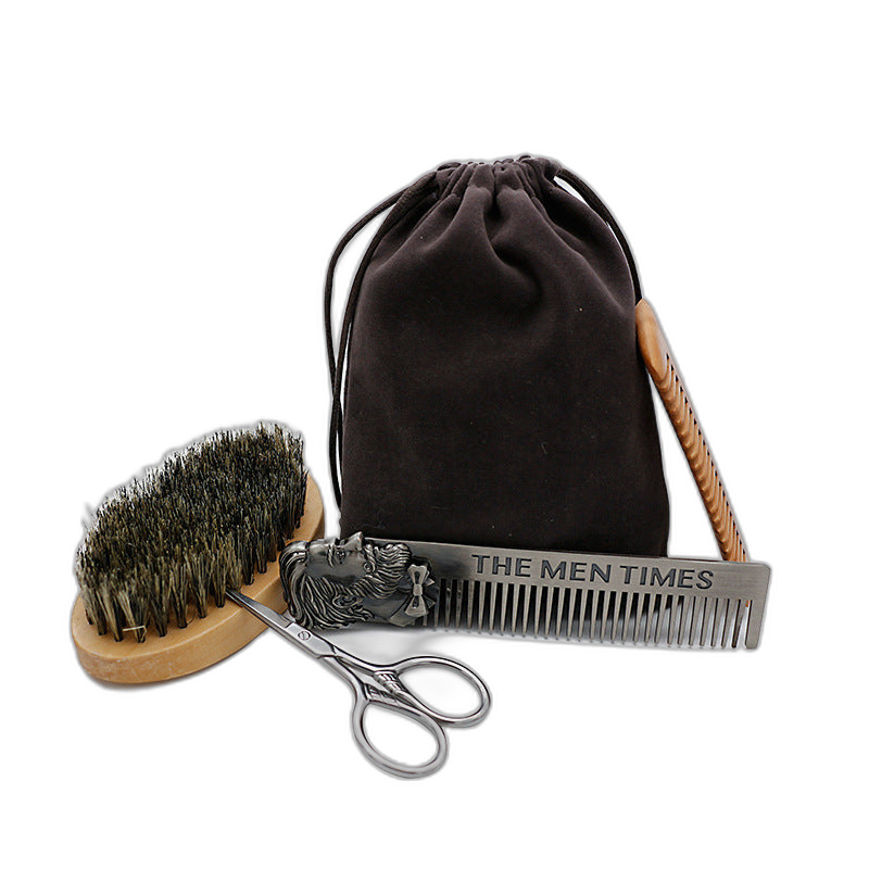 Wooden Beard Care Set
