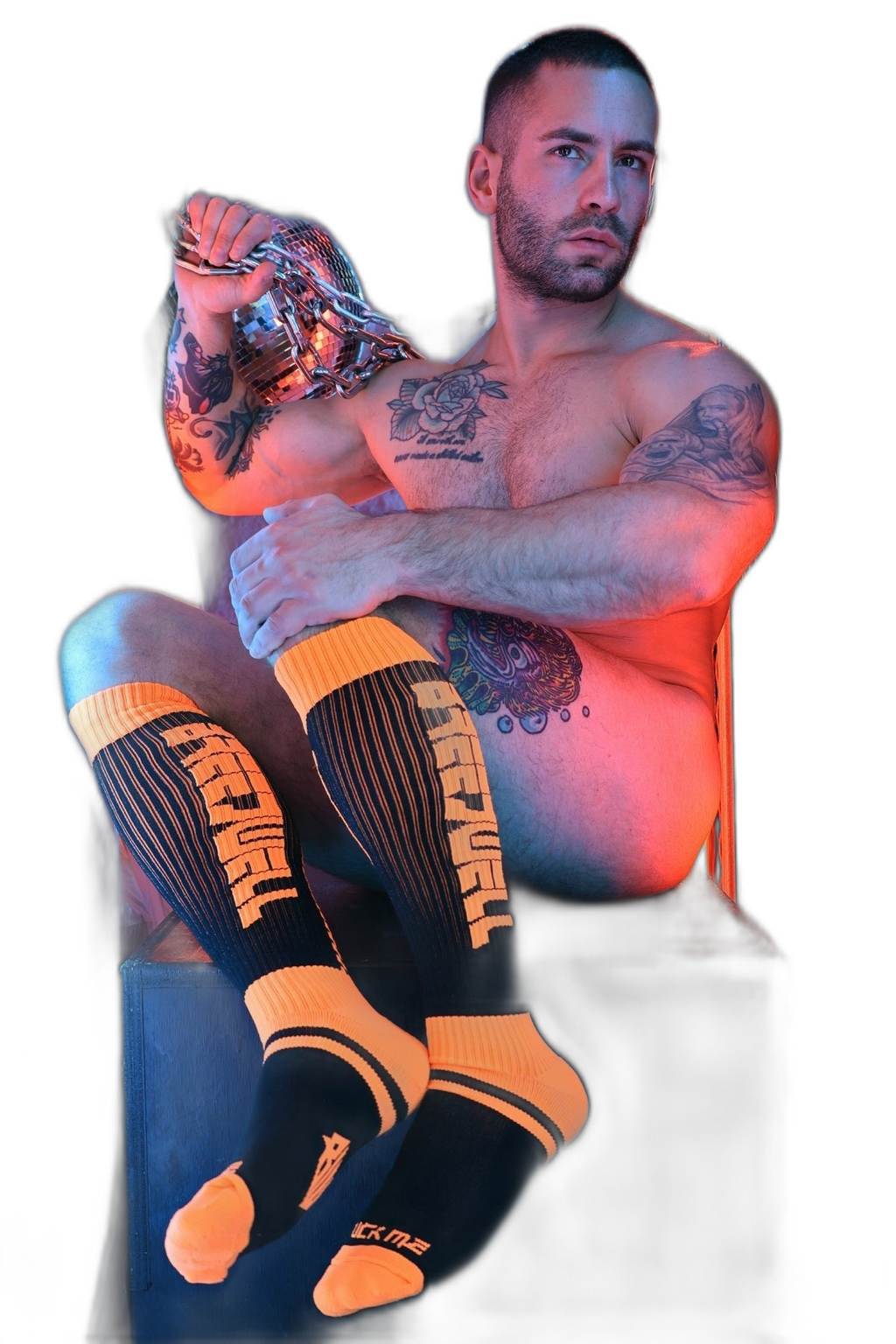 Breedwell Eternity Socks Neon Orange