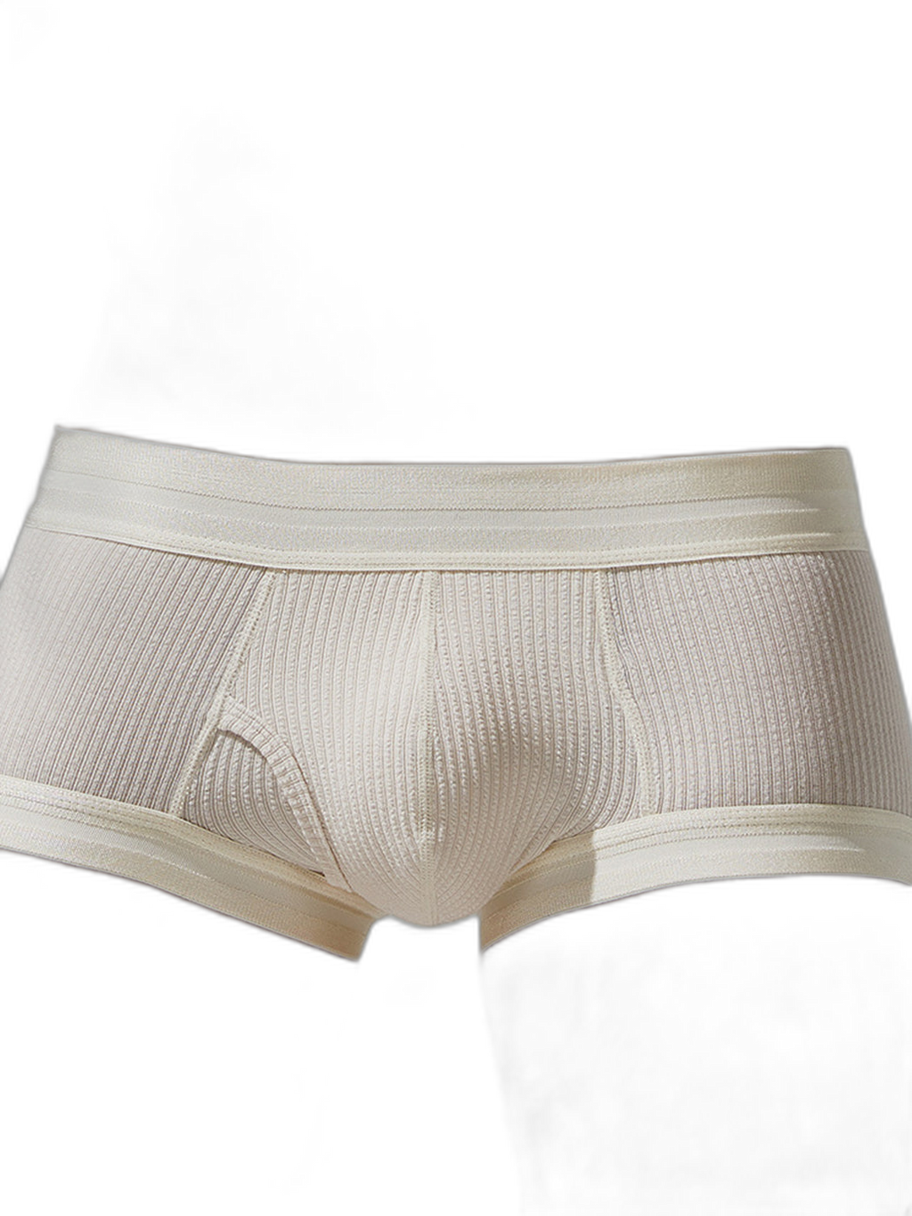 2 Pack Men's Spliced Color Trunks with Functional Fly