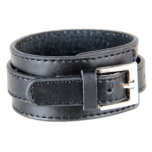 Adjustable Leather Buckle Bracelet
