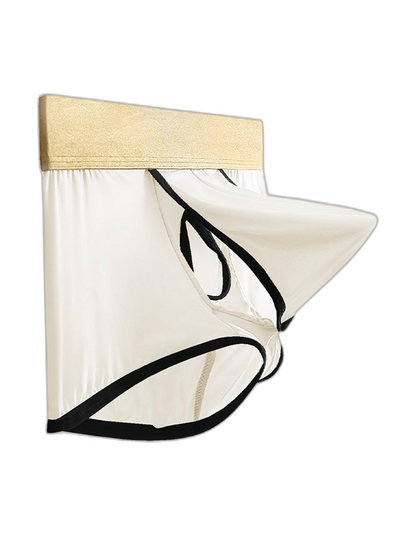 4 Pack Men's Ice Silk Breathable Separate Ultra-Thin Trunks