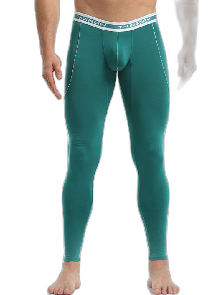 Men's Warm Pants Thin Fleece Casual Thermal Pants