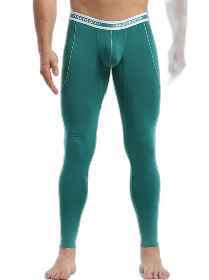 Men's Warm Pants Thin Fleece Casual Thermal Pants