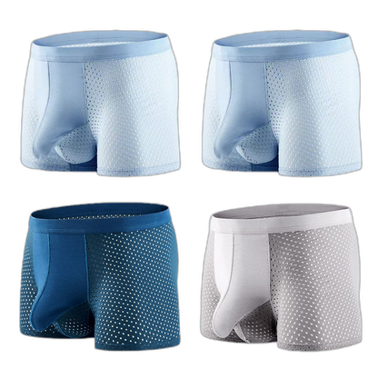 4 Pack Breathable Mesh Ball Pouch Underwear