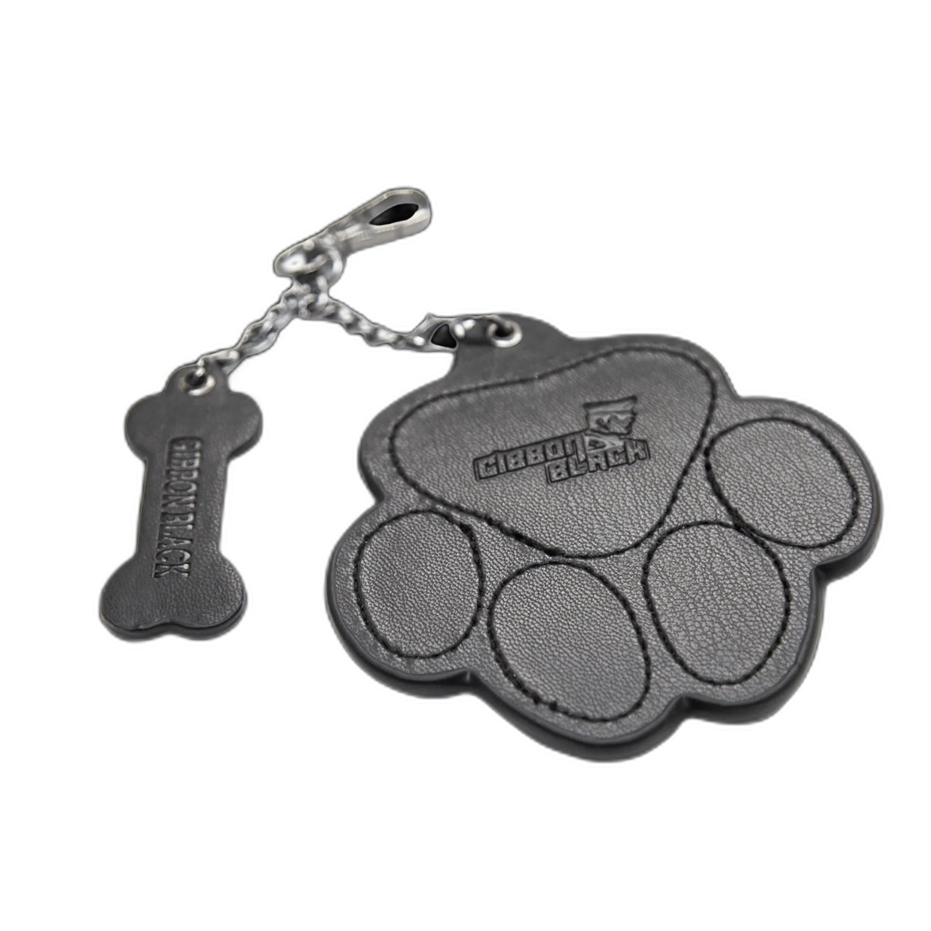 PU Leather Puppy Paw Keychain