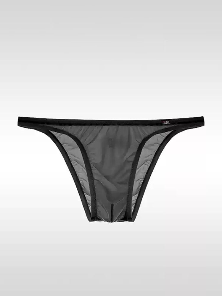 Men's Sexy Low-waist Ultra-thin Ice Silk Briefs