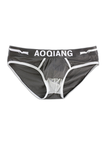 Men's Breathable Cotton Pouch Briefs with Fly