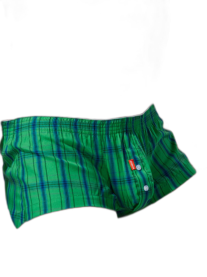 2 Pack Men's Supportive Large Pouch Odor-Resistant Antibacterial Seamless Boxer Shorts
