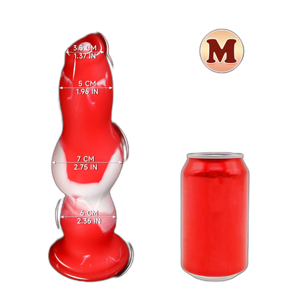 Peppermint Fury - Knot Dildo - Kanis Dildo - Butt Plug - 3 Sizes