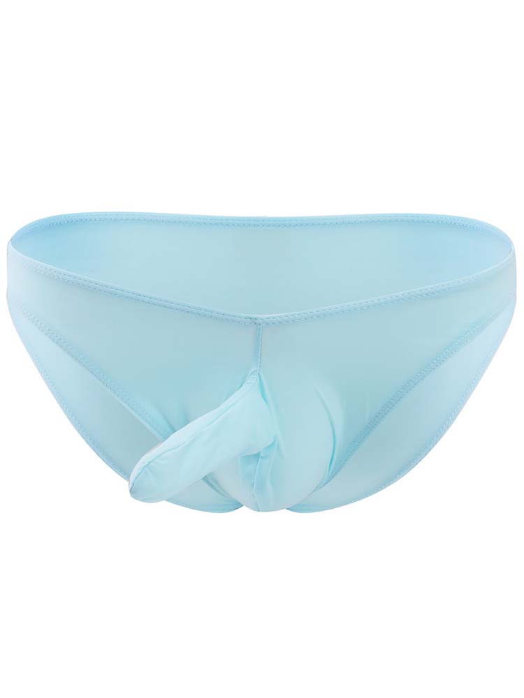 Men's Low-Rise Ice Silk Elephant Nose Briefs