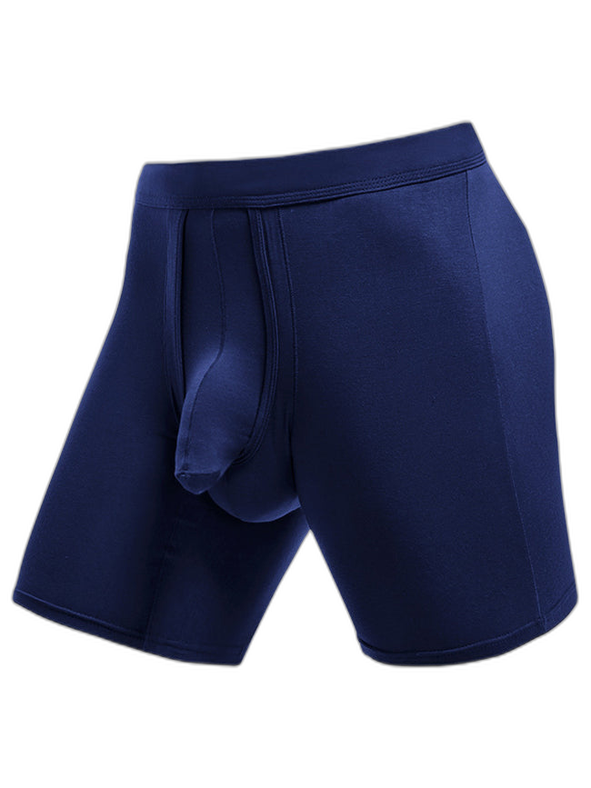 2 Pack Long Boxer Briefs with Separate Pouch