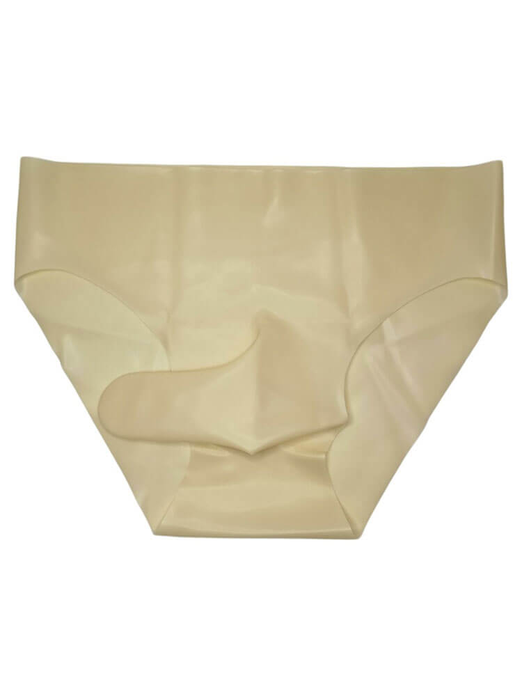 Men's Seamless Separate-Pouch Latex Briefs