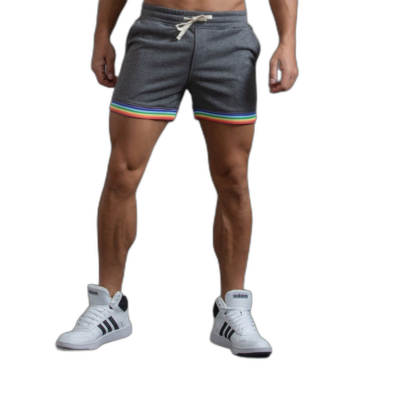 Striped Comfort Sweatpant Shorts