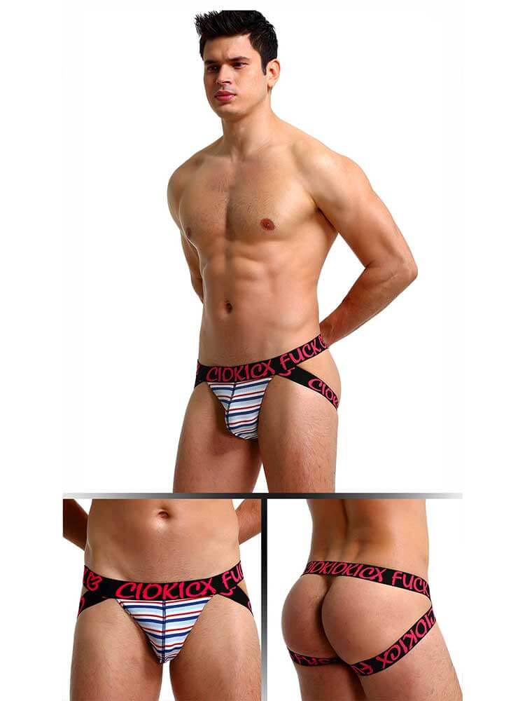 Men's Sexy Low-Rise Front-Cut Hip-Lifting Double Thong