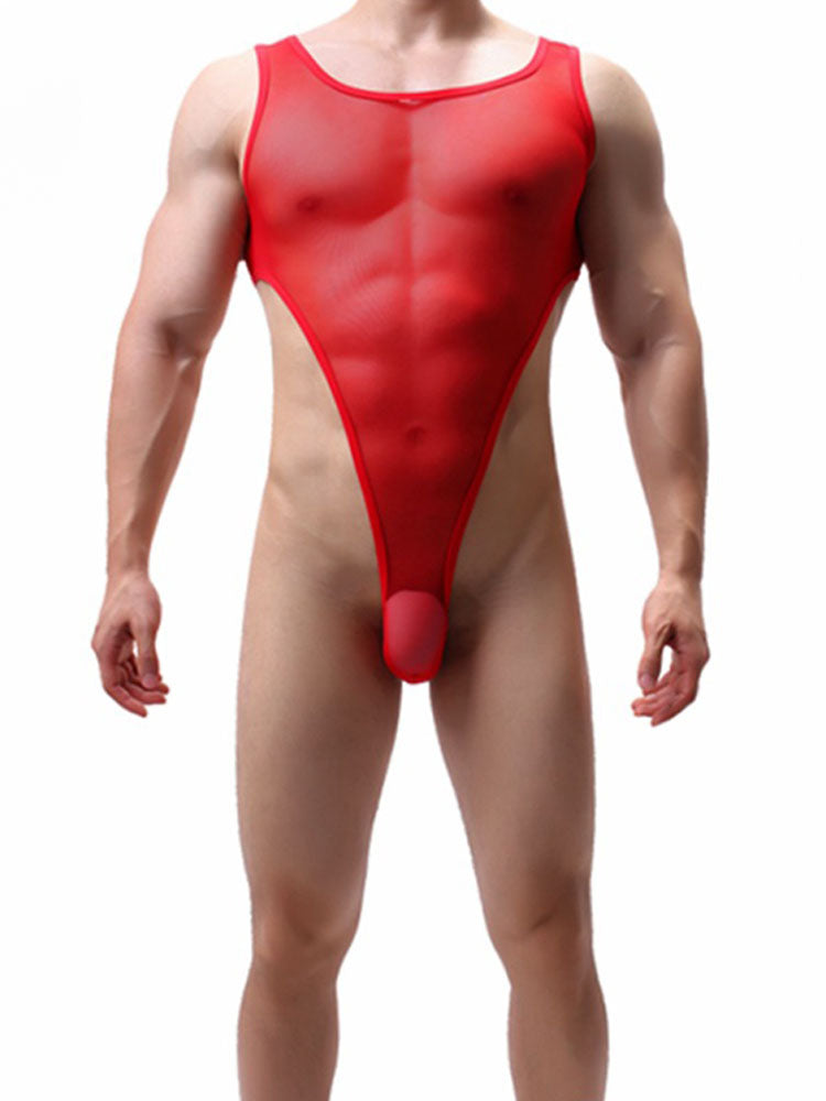 Men's High Cut Breathable Bodysuit