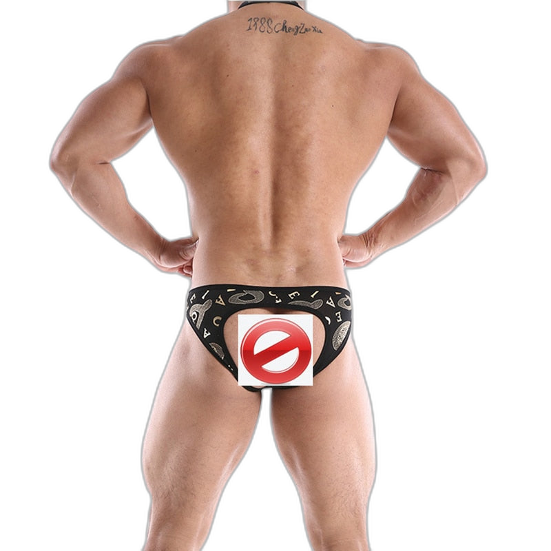 Mesh Gay Backless Bodysuit