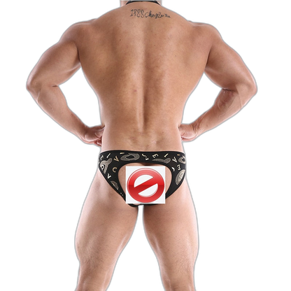 Mesh Gay Backless Bodysuit