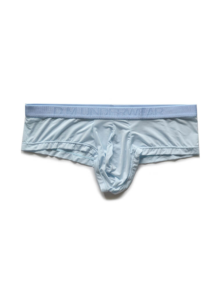 D.M Men's Low-Rise Sexy Ice Silk Breathable Thong