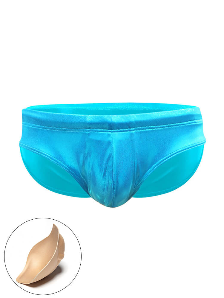 Men's Sexy Sequin Skinny Triangle Swim Briefs