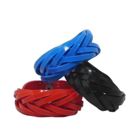 Silicone Braided Bracelet