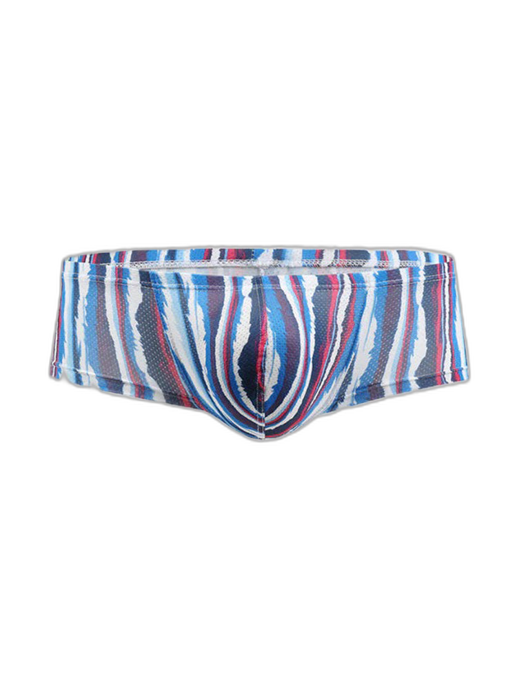 4 Pack Men's U-Pouch Low-Rise Moisture-Wicking Trunks