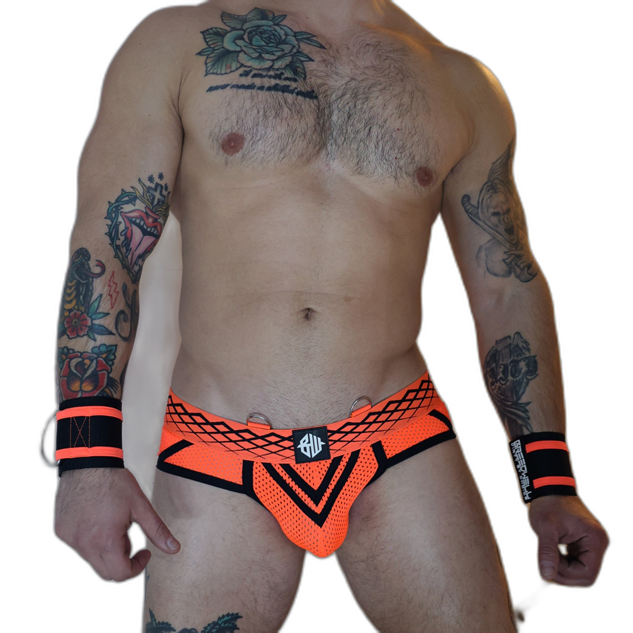 Breedwell Revolution Brief Neon Orange