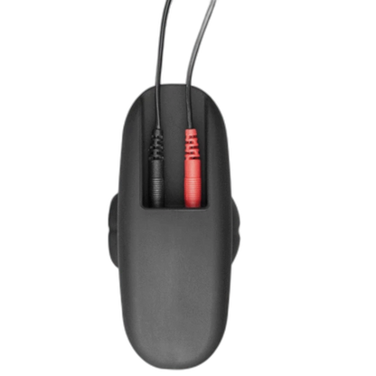 ElectraStim Electro Silicone Noir Rocker Butt Plug - Medium