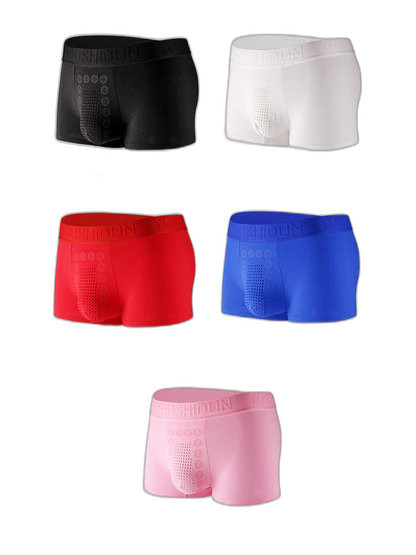 2-pack Men's Negative Ion Massage Boxer Briefs