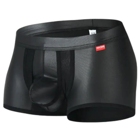 Kinky Transparent Leather Boxers