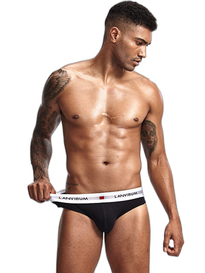 3 Pack Men's Breathable Big Pouch Briefs