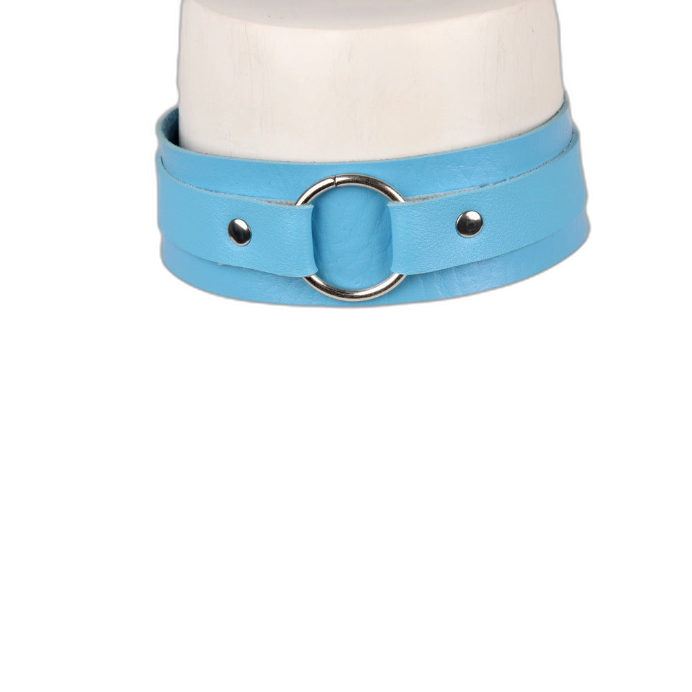 Leather O-Ring Collar / Choker
