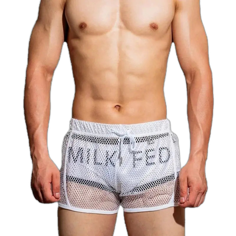 Loose Fit Sexy Mesh Boxers