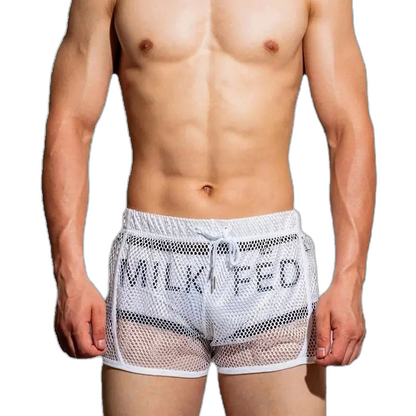 Loose Fit Sexy Mesh Boxers