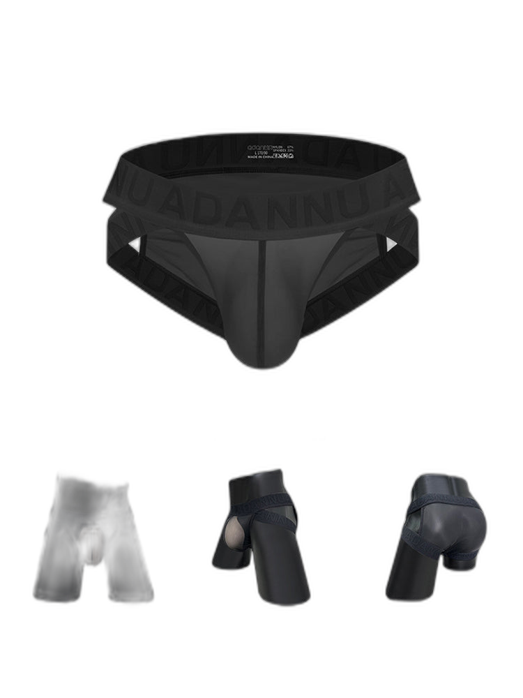 Men's Sheer Double Strap Sexy Bikini
