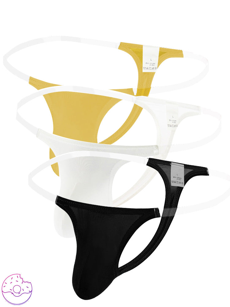 Men's Sexy Sheer Belt Invisible Thong