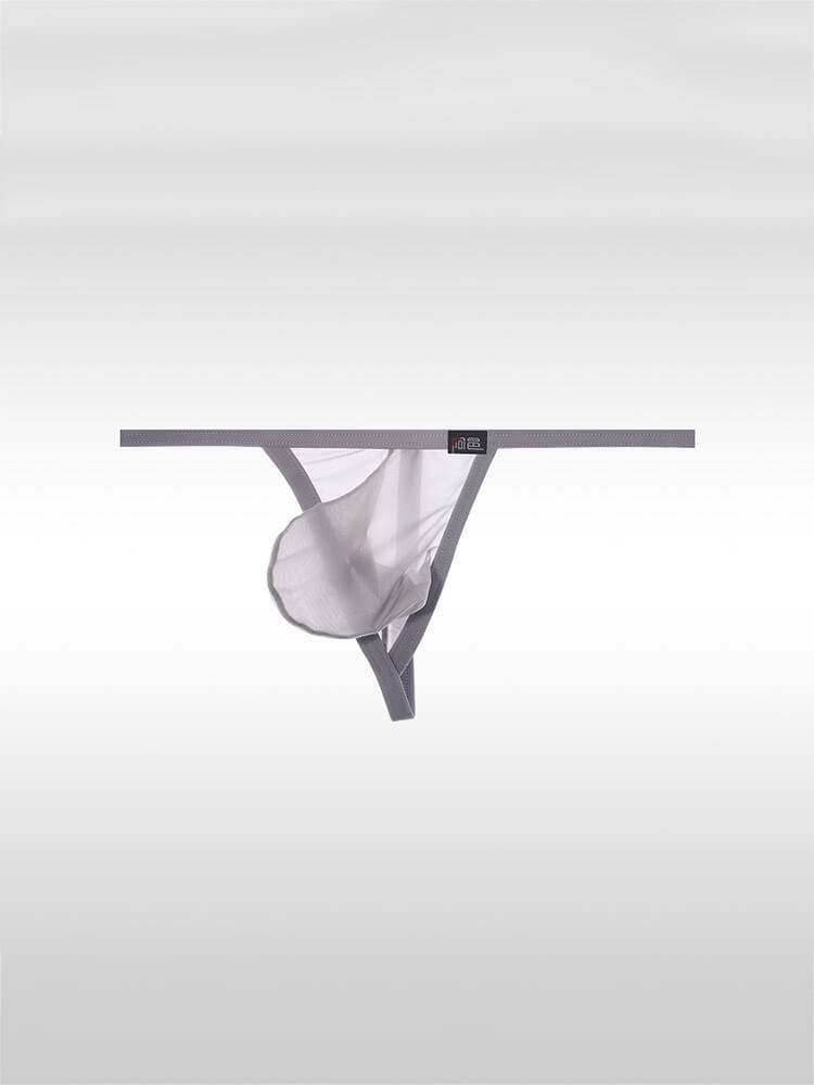 Men's Ultra-Thin Transparent Sexy Low-Rise Thong