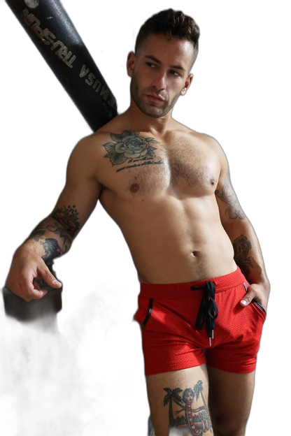 Breedwell Cruiser Shorts Red