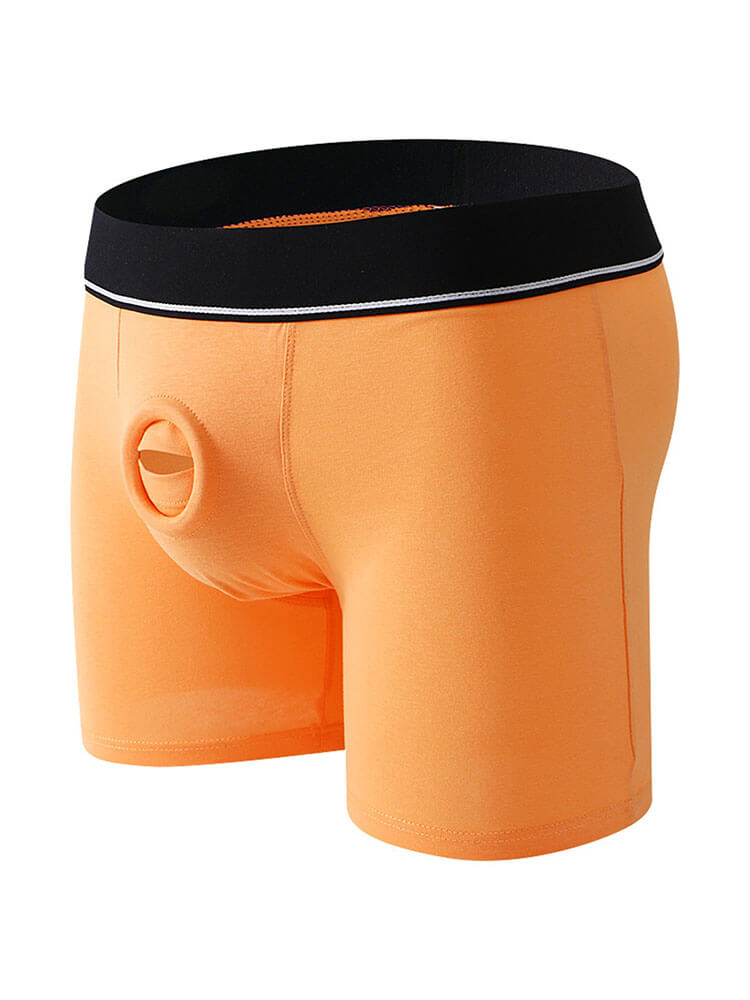 Men's Gun Bullet Separation Silicone Ring Trunks
