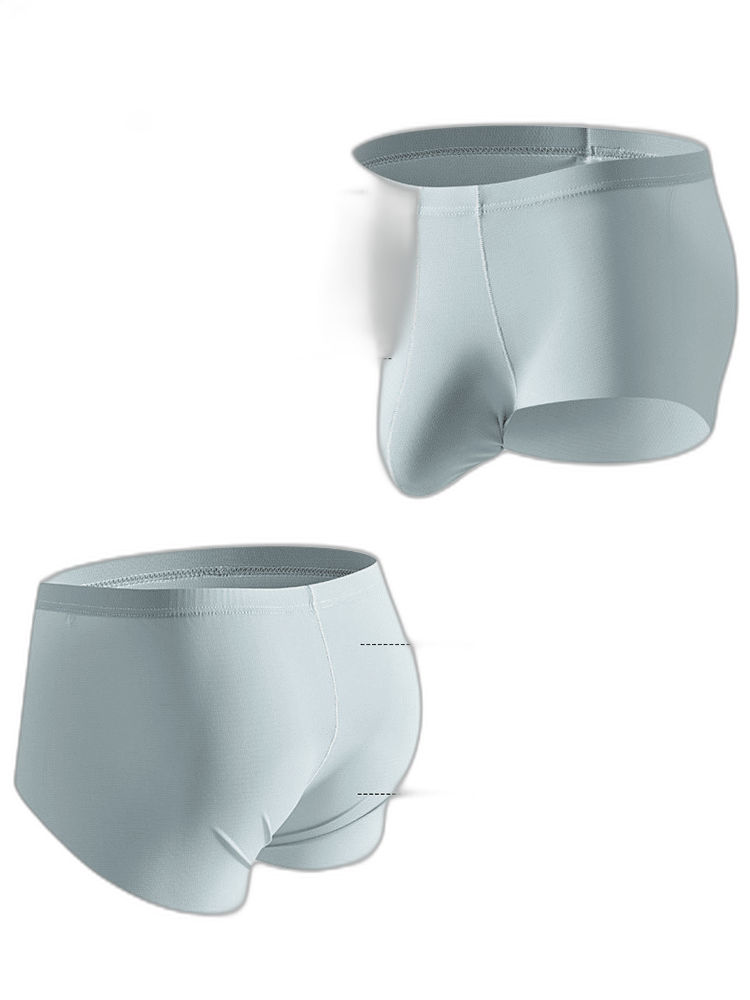 3 Pack Men's Contoured Pouch Seamless Trunks
