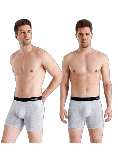 4 Pack Anti-Chafing High Elasticity Sports Boxer Briefs