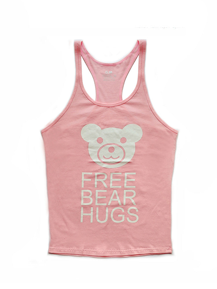 D.M Free Bear Hugs Tank Tops