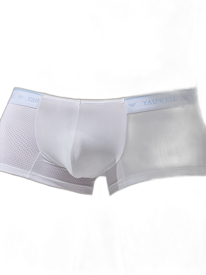 2 Pack Men's Sexy Comfortable Breathable Solid Color Trunks