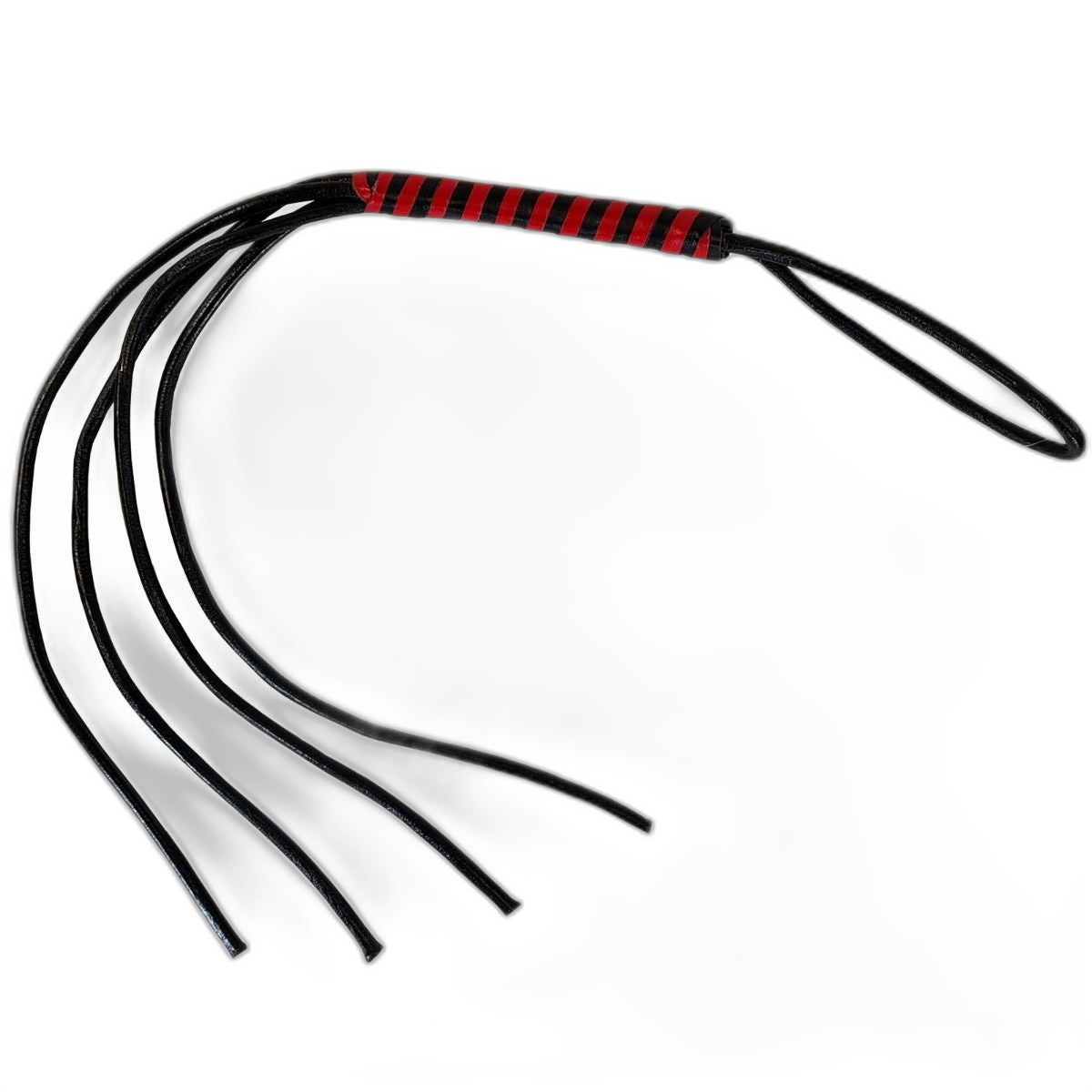 Prowler RED Heavy Duty Flogger Black Red