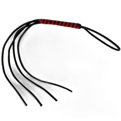 Prowler RED Heavy Duty Flogger Black Red