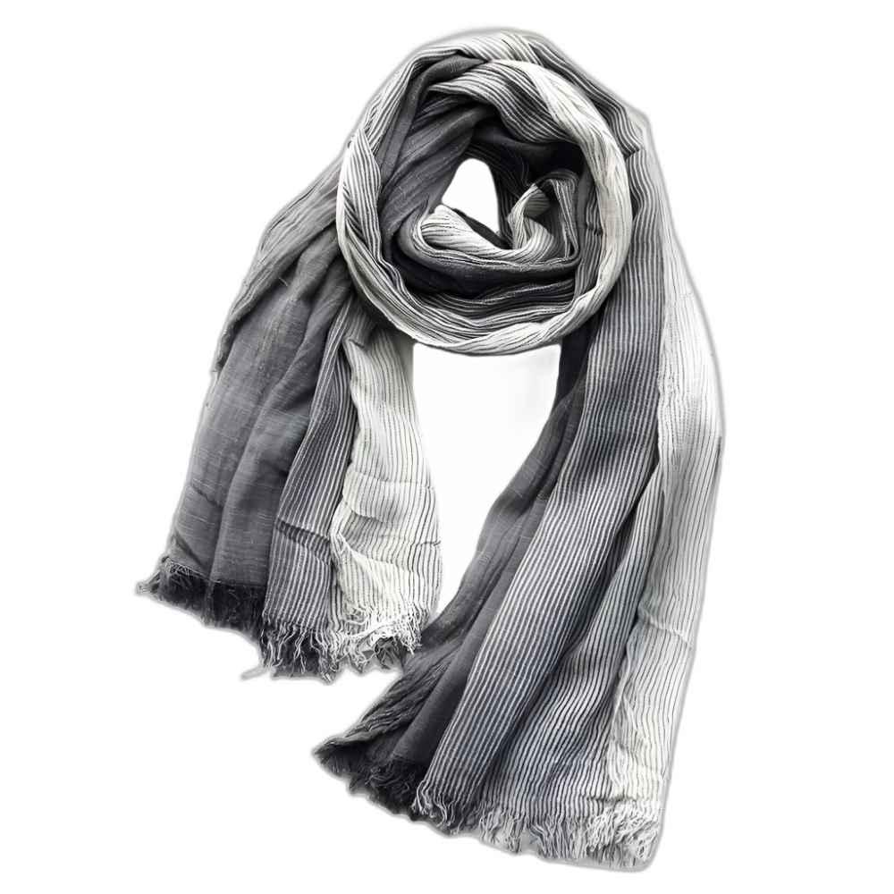 Duo-Tone Weave Cotton Pashmina Scarf