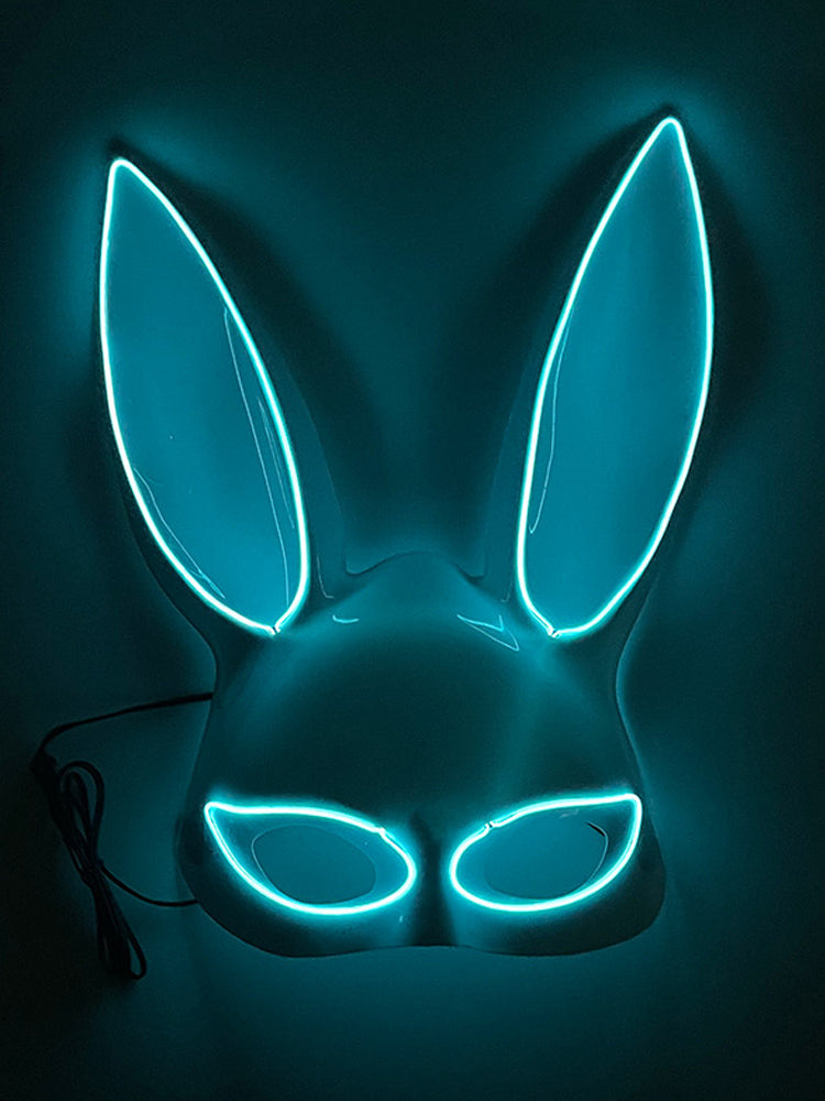 Led Half Face Bunny Mask
