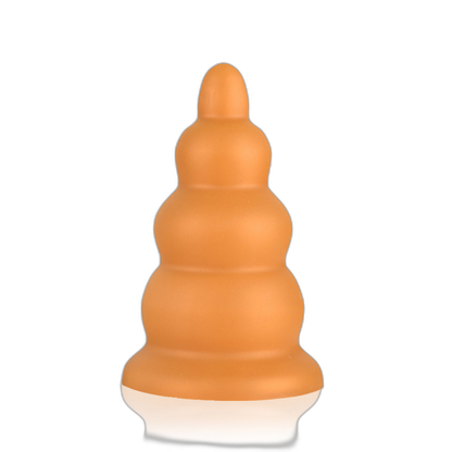 Tower - Ribbed Butt Plug - Thick Butt Plug - Anal Sex Toy