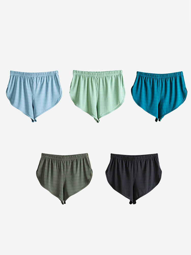 Men's Loose High Side Slits Breathable Boxer Briefs